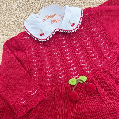 Saída de Maternidade Cerejinha - Vermelho